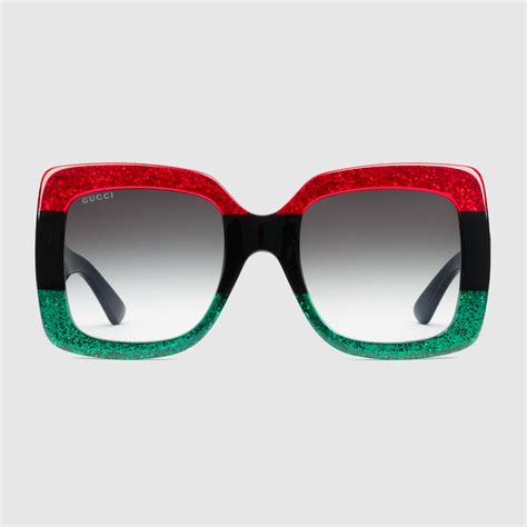 square-frame acetate sunglasses gucci replica|gucci sunglasses copy.